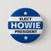 Elect Howie Hawkins Präsident Button (Vorderseite)