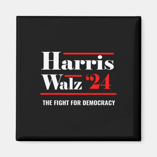 Elect Kamala Harris &amp; Tim Walz 2024 Magnet (Vorne)