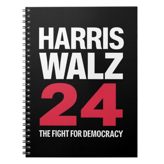 Elect Kamala Harris & Tim Walz 2024 Notizblock (Vorderseite)