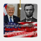 Election Interference Keramikornament (Rückseite)