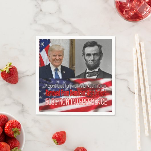 Election Interference Serviette (Beispiel)