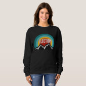 Election Vintage Retro Sunset Sweatshirt (Vorne ganz)