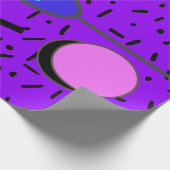 Electric 80er Memphis Abstrakt Style Retro Nahtlos Geschenkpapier (Ecke)