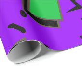 Electric 80er Memphis Abstrakt Style Retro Nahtlos Geschenkpapier (Rolleneckpunkt)