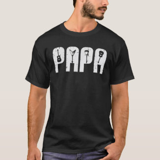 Electric Acoustic Bass Vater Daddy Men T-Shirt