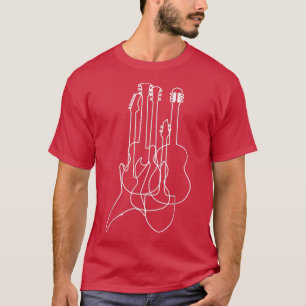 Electric Acoustic Guitars Classical Music Lover T-Shirt