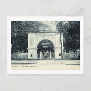 Electric Amusement Park, Newark, NJ Vintag Postkarte