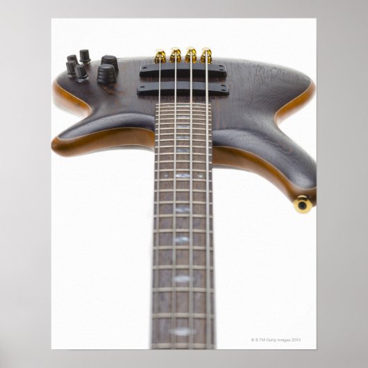 Electric Bass Guitar Poster (Vorne)