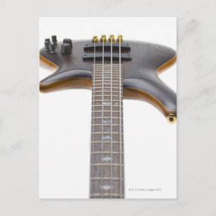 Electric Bass Guitar Postkarte