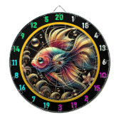 Electric Betta Burst Dartboard Fun Dartscheibe (vorne)
