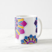 Electric Bloom Mandala Tasse (VorderseiteRechts)