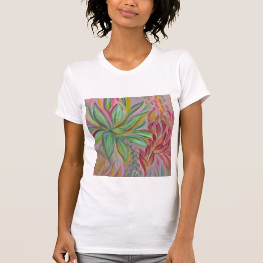 Electric Bloom T-Shirt für sie (Vorderseite)