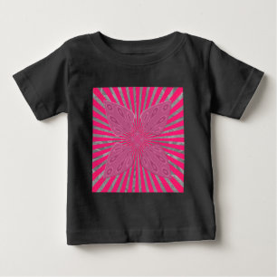 Electric Bloom Wings: Ein lebendig kantiger und sc Baby T-shirt