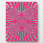 Electric Bloom Wings: Ein lebhafter Edgy und schön Fotoplatte (Vorderseite)