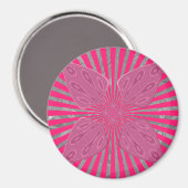 Electric Bloom Wings: Ein lebhafter Edgy und schön Magnet (Vorderseite/Rückseite)