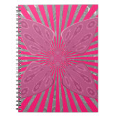 Electric Bloom Wings: Ein lebhafter Edgy und schön Notizblock (Vorderseite)