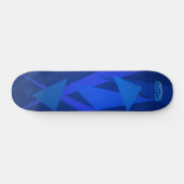 Electric Blue Brattle Bored Skateboard (Horizontal)