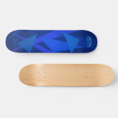 Electric Blue Brattle Bored Skateboard (Horizontal)