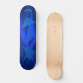 Electric Blue Brattle Bored Skateboard (Vorderseite)