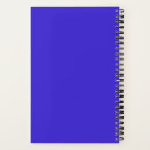 Electric Blue Classic Monogram Notizblock (Rückseite)