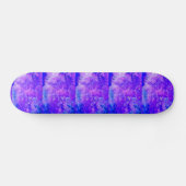 Electric Blue Forest Skateboard (Horizontal)