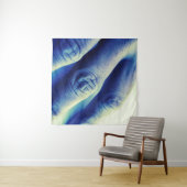 Electric Blue Hand Tapestry Wandteppich (Beispiel (Horizontal))