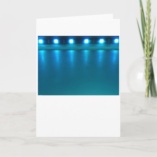 Electric Blue, Karte (Vorderseite)