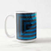 Electric Blue Labyrinth Kaffeetasse (Links)
