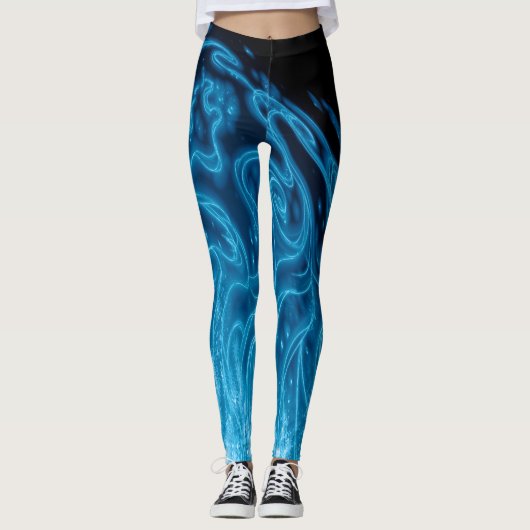 Electric Blue Leggings (Vorderseite)