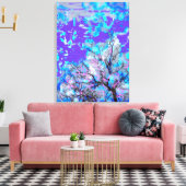 Electric Blue Leinwanddruck (Insitu (Wohnzimmer))