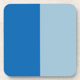 Electric Blue Lemonade und Aquamarine Duo Ton Getränkeuntersetzer