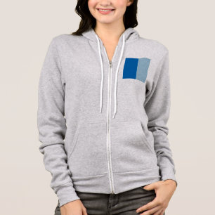 Electric Blue Lemonade und Aquamarine Duo Ton Hoodie
