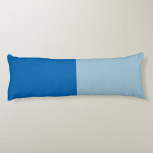 Electric Blue Lemonade und Aquamarine Duo Ton Seitenschläferkissen