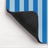 Electric Blue Lemonade und Aquamarine Vertical Str Mousepad (Ecke)