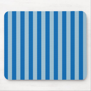 Electric Blue Lemonade und Aquamarine Vertical Str Mousepad