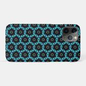 Electric Blue Mandala Case-Mate iPhone Hülle (Rückseite (Horizontal))