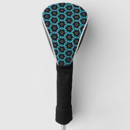 Electric Blue Mandala Golf Headcover