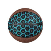 Electric Blue Mandala Mini Basketball (Vorderseite)