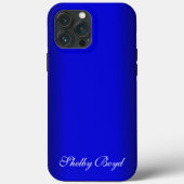 Electric Blue Personal Case-Mate iPhone Hülle (Rückseite)