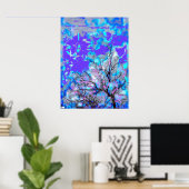 Electric Blue Poster (Heimbüro)