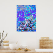 Electric Blue Poster (Küche)