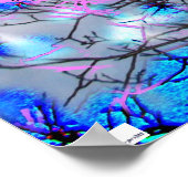 Electric Blue Poster (Ecke)