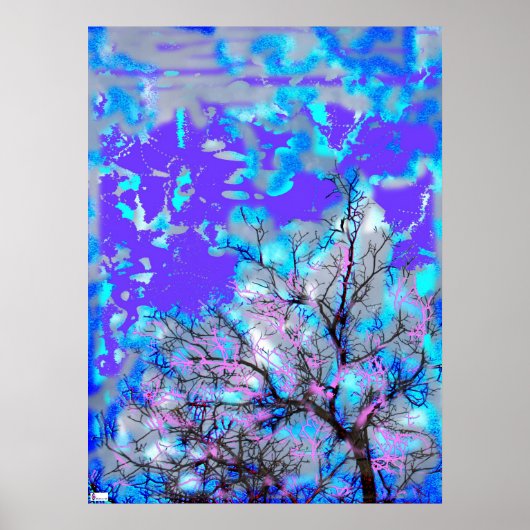 Electric Blue Poster (Vorne)