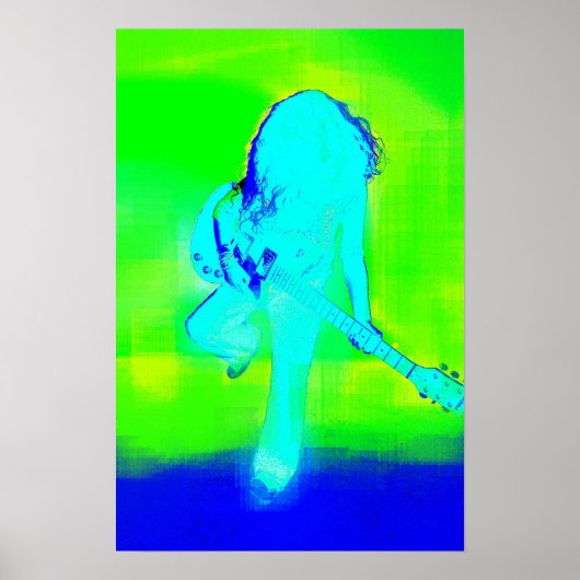 Electric Blue Poster (Vorne)