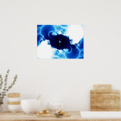 Electric Blue Poster (Küche)
