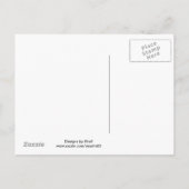 Electric Blue Save the Date Ankündigungspostkarte (Rückseite)