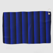 Electric Blue Stripe Golfhandtuch (Horizontal)