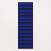 Electric Blue Stripe Yogamatte (Rückseite)