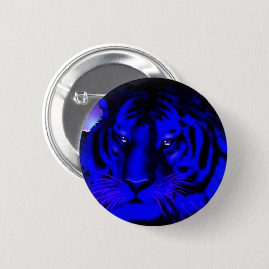Electric Blue Tiger Button (Vorne & Hinten)