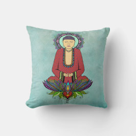 Electric Buddha Throw Kissen